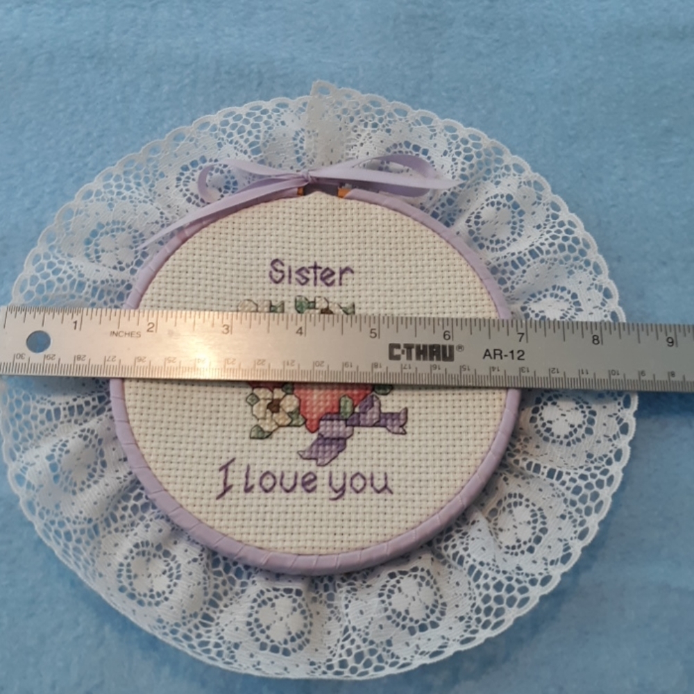 Home decor cross stitch picture - Picture 2 of 3